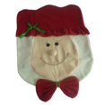 thumbnail image 3 of Protector extraíble y lavable para silla de comedor, para gorro de Papá Noel para decoración navideña / decoración del hogar, funda para asient rojo 2 Soledad Cubierta de silla de Navidad, 3 of 9