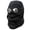 Black, variant on Winter Thermal Hat with Glasses, 4 in 1 Windproof Ski Mask Cap with Face Cover, Warm Outdoor Hat for Men and Women