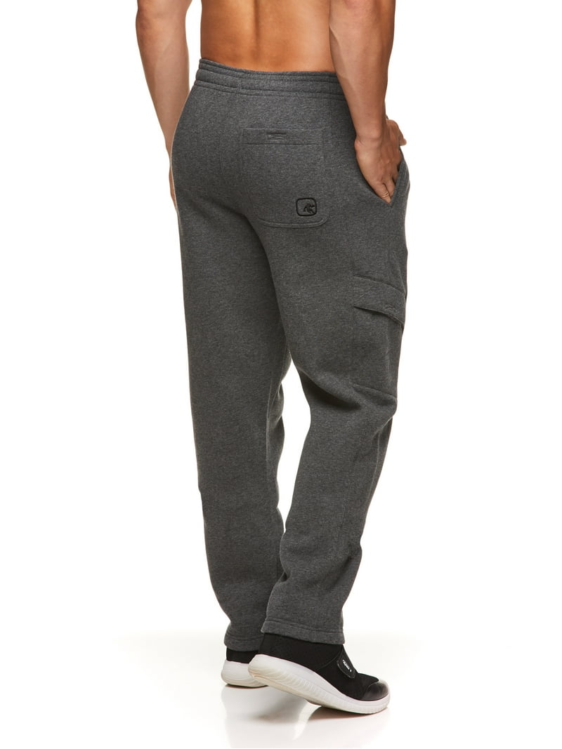 AND1 Men's Active Double Team 2.0 Cargo Fleece Pants, XL