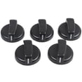 thumbnail image 1 of LEEYNEER5 Pack Control Knobs Replacement for Oven  Stove  And Range - Versatile and Wide Application for Various Models (Black), 1 of 9