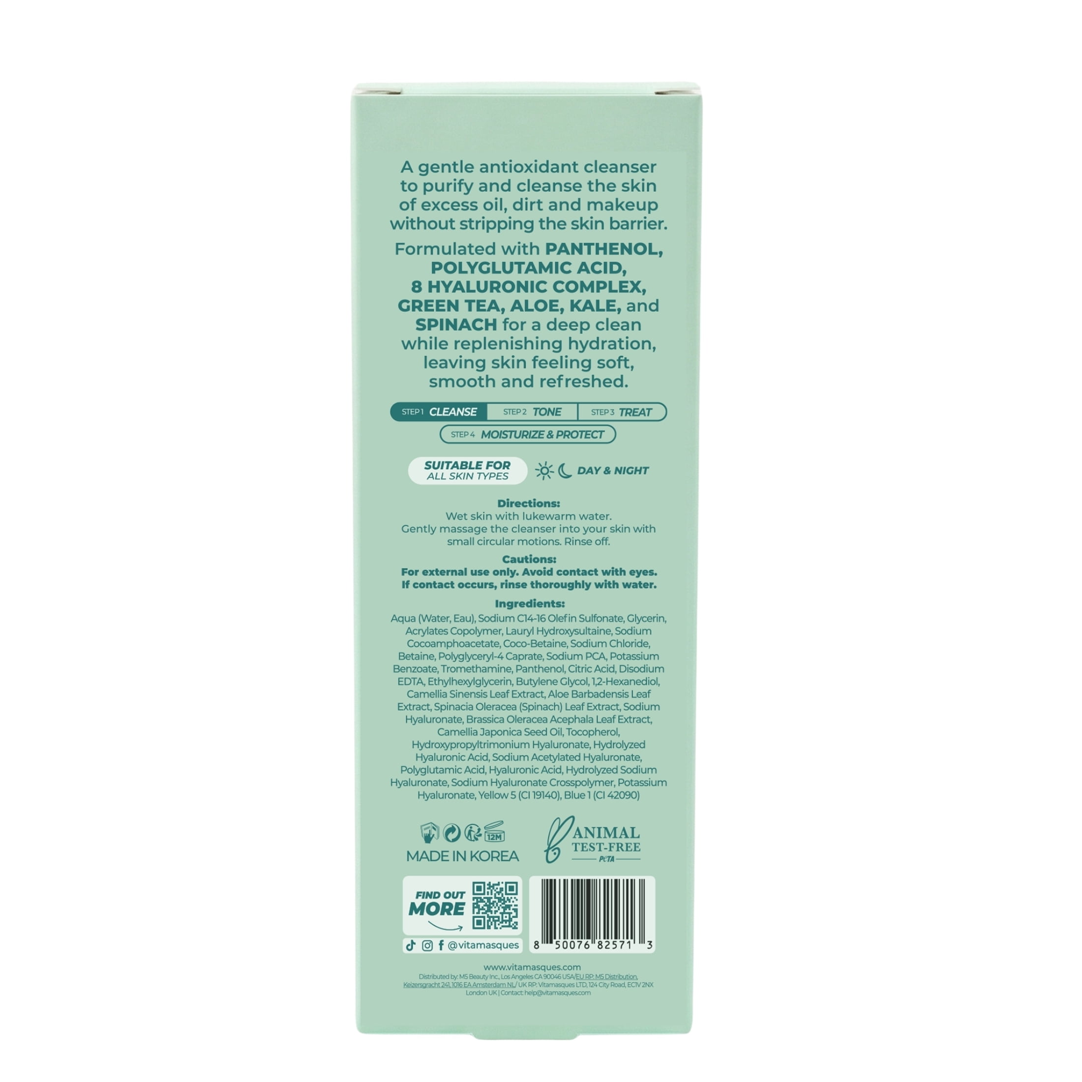 Vitamasques Superfood Jelly Daily Cleanser, 3.38 fl oz