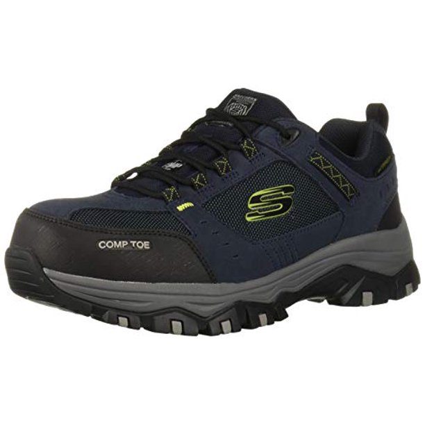 skechers work greetah men's waterproof composite toe shoe