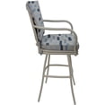 thumbnail image 3 of Outdoor or Indoor Extra Tall Bar Stool 34" Ofir - B-W Blue Beige - Beige, 3 of 8