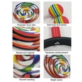 thumbnail image 1 of Lindo tambor en forma de piruleta con mazo de Color arcoíris instrumentos de ritmo musical niños bebés niños jugando juguete para regalo, 1 of 8