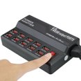 thumbnail image 4 of Hub de Charge Intelligent USB 10 Ports Chargeur de Bureau USB Multiple Station de Charge Rapide pour Téléphone Tablette, Prise US, 4 of 9