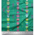 thumbnail image 1 of Soimoi Cotton Duck Fabric Heart & Owl Kids Print Fabric by The Yard 42 Inch Wide, 1 of 1