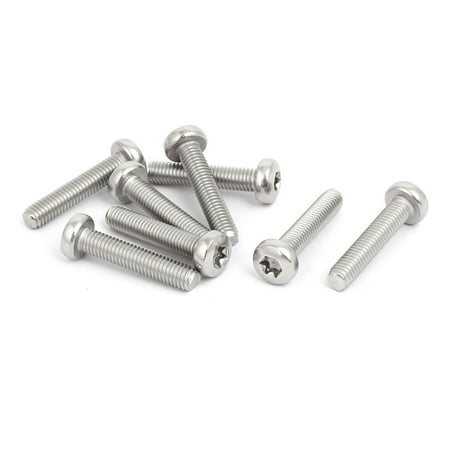 

Unique Bargains M5x25mm 316 Stainless Steel Pan Head Torx Socket Cap Security Screw 8pcs