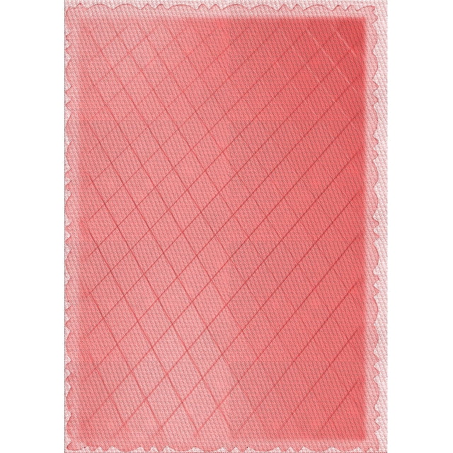 Ahgly Company Tapis d'Intérieur Lavables en Machine, Rectangle de Transition Rose Corail Clair, 2' x 3'