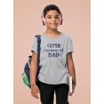 thumbnail image 2 of Cuter Version Of Dad T-Shirt Juniors -Smartprints Designs,  x-Large, 2 of 4