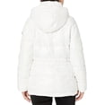 thumbnail image 5 of Kenneth Cole New York Women's Horizontal Zip Puffer, White, XXS, 5 of 5