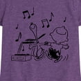 thumbnail image 3 of Peanuts - Snoopy Dancing - Toddler & Youth Girls Short Sleeve Graphic T-Shirt, 3 of 6