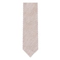 thumbnail image 2 of Jacob Alexander Boys' Prep Seersucker Striped Pattern Regular Self-Tie Neck Tie - Beige, 2 of 8