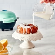 Mini Cake Maker and Lava Cake Maker,Mini Donut Maker Waffle Maker Pancakes Maker Machine for Breakfast, Snacks, Spice Cake, Desserts Non-Stick Surface, Cake Machine, Double-sided Heating (Mint Green)
