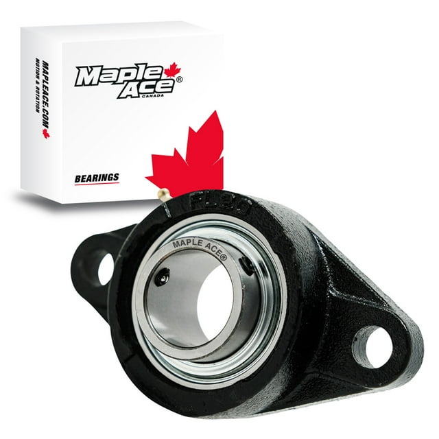 MAPLE ACE UCFL209 45mm Alésage R3 Alésage de Palier de Bride à Triple Lèvre Alésage à 2 Boulons Solide