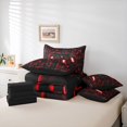 thumbnail image 6 of Homewish Red Black 7-Piece Twin Bedding Sets,Game Console Bedding Comforter Set,Gamer Gaming Sheet Sets For Boys,Breathable Bedroom Decorative Reversible, 6 of 8