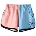 thumbnail image 5 of PMVFHDE Tenues & Ensemble pour Filles Ensemble d'Été Imprimé Manches Courtes Haut et Shorts Mignon Col Rond Poche Tenue Décontractée pour Ados et Juniors Léger et Confortable Bleu Ciel, 13-14 Ans, 5 of 5