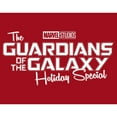 thumbnail image 2 of Men's Guardians of the Galaxy Holiday Special White Logo  Sweatshirt Red 2X Large, 2 of 4