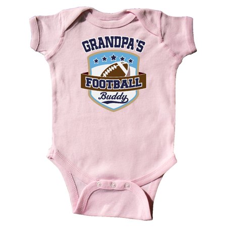 

Inktastic Grandpa Football Buddy Outfit Gift Baby Boy or Baby Girl Bodysuit