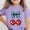 Purple, variant on BRGZLK Girl's Independence Day T-Shirt Summer USA 250 Years Casual Round Neck Tops Cute Cherry Print 4th of July Short Sleeve Trendy T-Shirt Holiday Tee White 7-8 Years