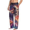 thumbnail image 2 of Daiia Astronaut Dolphin Men's Sleep Pant with Pockets and Drawstring,Pajama Pants-X-Large, 2 of 9
