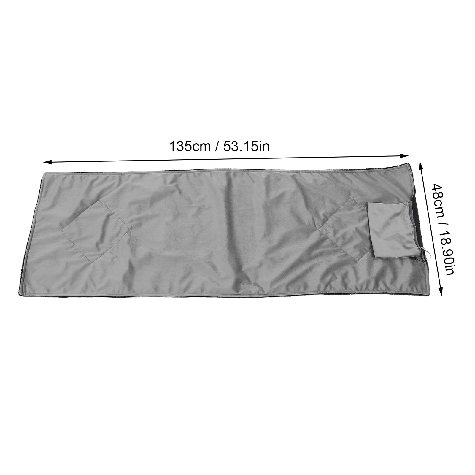NFTIGB Heated Chair Pad USB Lamb Fleece 3 Temperature Settings Electric Heated Seat Cushion for Chair Sofa Couch Camping 53.15 x 18.90 in / 135 x 48 cm
