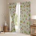 thumbnail image 3 of jejeloiu Farmhouse Mallard Duck Black Out Curtains,Green Brown Curtains Pack of 2 (42x63 Each) For Teens, 3 of 6