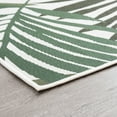thumbnail image 4 of Stunning Transitional 5' x 7' Cream and Green Polypropylene Outdoor Area Rug, 4 of 7
