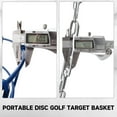 thumbnail image 2 of GSE Games & Sports Expert 12 Chains Portable Disc Golf Targets Basket. Metal Flying Disc Golf Practice Basket for Outdoor Backyard, Schoolyard and Basketball Gym - Blue, 2 of 7