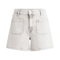 thumbnail image 5 of DHFJKG Womens Jeans Shorts Summer Mid Rise Stretch Flat Front Denim Shorts With Front Pockets Casual Trendy Bottoms, 5 of 6