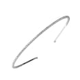 thumbnail image 3 of Miangastore Fashion and Elegent Headbands Manmade Pearls Rhinestones Inalid Hair Hair Bands(Silver), 3 of 8