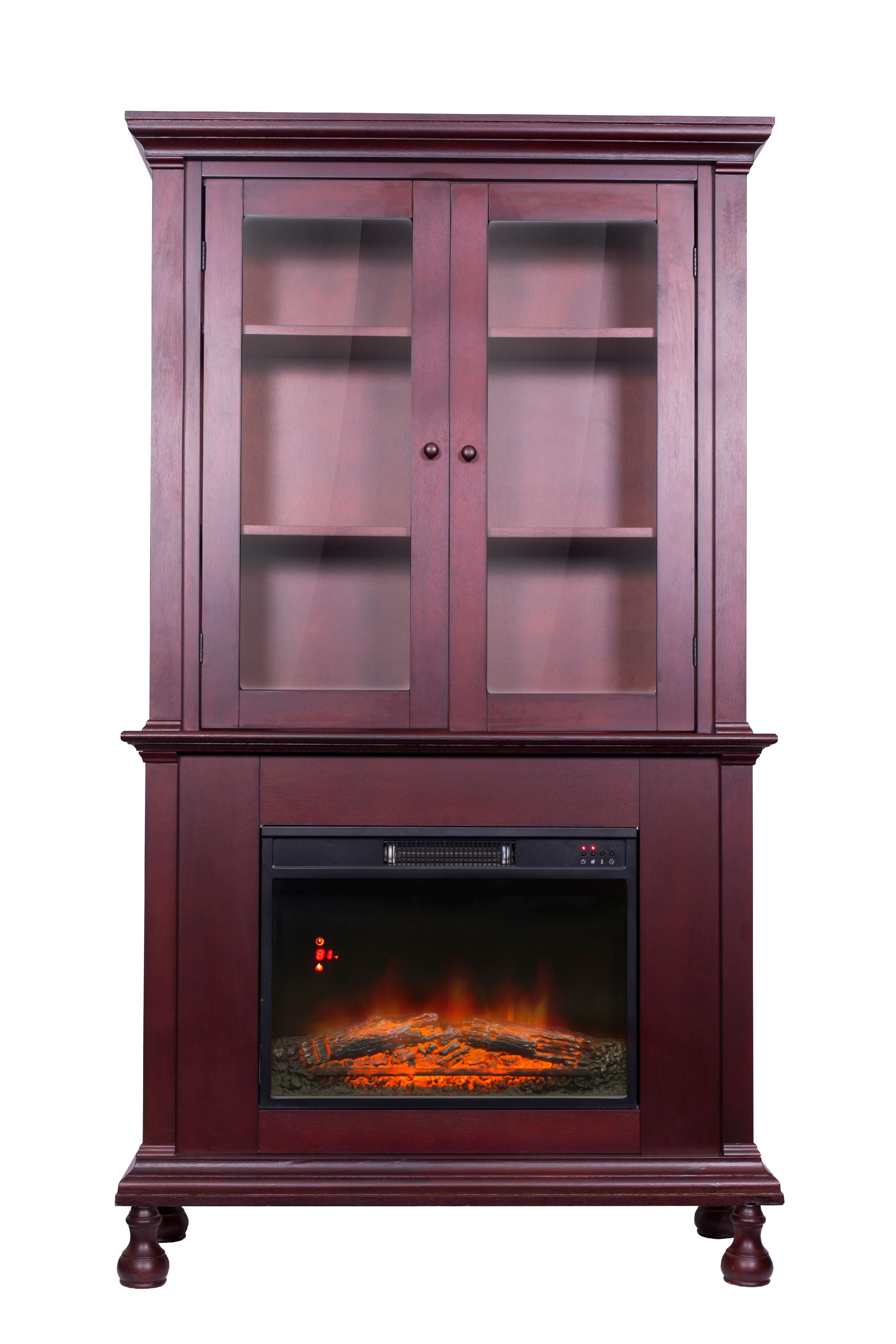Decor Flame Electric Fireplace With 67inch High Mantle Com