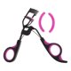 thumbnail image 1 of Rizador de pestañas de doble color para mujeres Unique Bargains 1 Pc para viajes de negocios Acero al carbono PS Púrpura Negro, 1 of 3