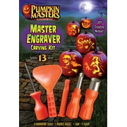 Pumpkin Masters Halloween Pumpkin Carving Kit, Master Engraver, 13 Pieces