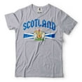 thumbnail image 5 of Scotland Unisex Shirt Scotland Patriotic Country Logo Flag Shirt Scotland Text Tee (Medium Navy Blue), 5 of 6