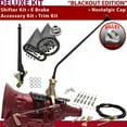 thumbnail image 1 of American Shifter  AOD Shifter Kit Black 23 in. E Brake Cable Clamp Clevis Trim Kit for F4160, 1 of 1