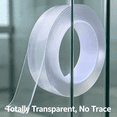 thumbnail image 3 of ICERUN 2026 New Double Sided Adhesive Tape Heavy Duty,Transparent,Removable,Mounting Tape,Grip,Strong Sticky,Wall Tape,Transparent Stripe,Paste Items,Office,Two Sided,Household,(2Mm30Mm6.6 Ft), 3 of 7