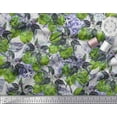 thumbnail image 2 of Soimoi Cotton Duck Fabric Leaves & Lemon Vegetable Print Fabric by Yard 42 Inch Wide, 2 of 3