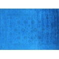 thumbnail image 1 of Ahgly Company Indoor Rectangle Persian Light Blue Bohemian Area Rugs, 4' x 6', 1 of 4