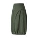 thumbnail image 2 of Falda larga para mujer VISgogo, faldas con dobladillo con cordón de estilo retro irregular liso, trajes inferiores hasta los tobillos para mujer VISgogo  moda, 2 of 9