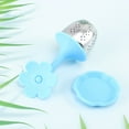 thumbnail image 1 of BESTYASH De Silicona Para Té Con Floral Azul Ideal Para Fiestas Y Hogar, 1 of 5
