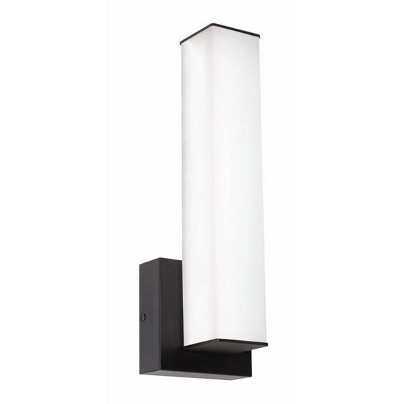 TADS0514LAJMVBK AFX Tad - 12W 1 LED Wall Sconce-14 Inches Tall and 4.5 Inches Wide-Black Finish
