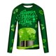 thumbnail image 4 of Blusas y camisas de manga larga y cuello redondo para hombre, estilo casual, cuello redondo, manga corta, jersey con estampado 3D., 4 of 4