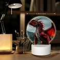thumbnail image 6 of Sikiie Majestic Red Dragon Acrylic Night Light Gift Custom Acrylic Night Light LED Lights for Bedroom Home Office, 6 of 9