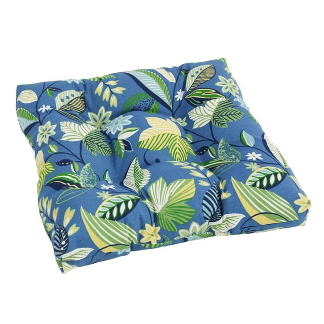 Coussin de Chaise de Salle à Manger Capitonné en Polyester Filé Carré de 19 Po