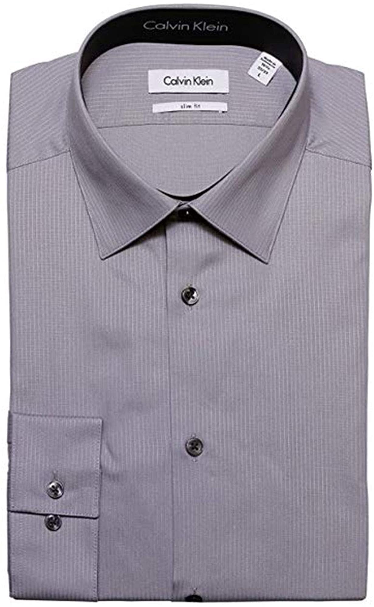 Calvin Klein Tone/Tone Stripe Slim Fit 