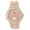 Rose Gold, variant on Bling-ed Out Oblong Metal Mens Color on Blast Watch - 8475Color (Two Tone Rose Gold)