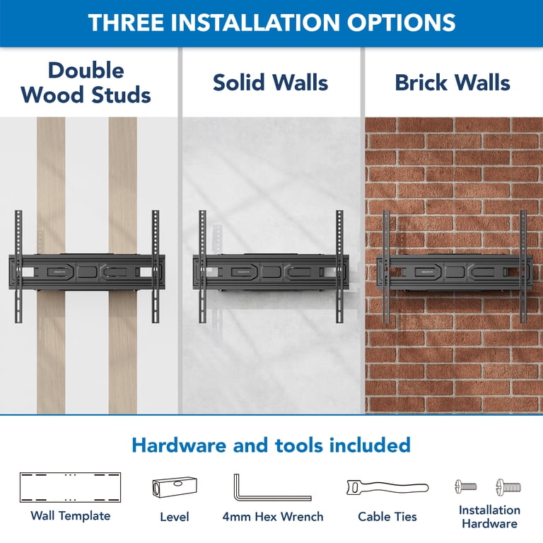Mount-It! Full Motion TV Wall Mount, 37-80 inch, 88 lbs photo 6