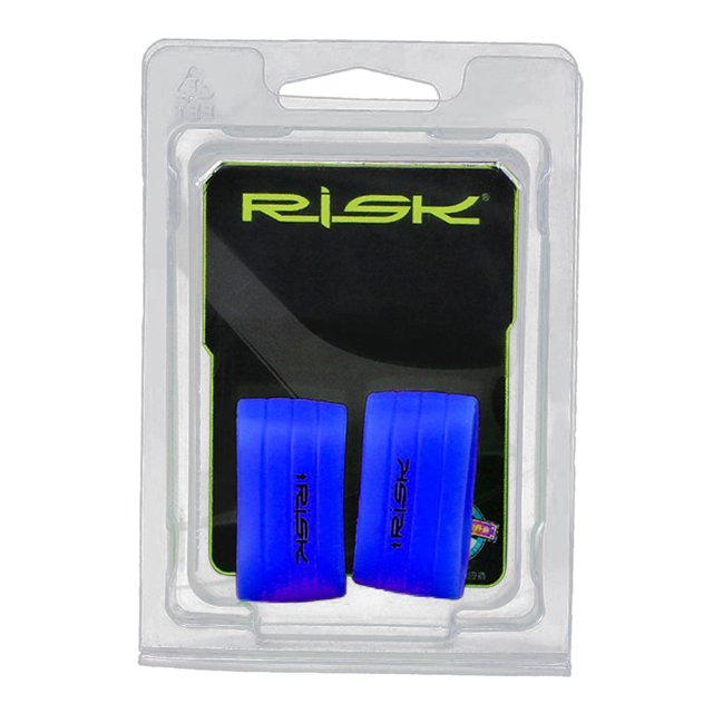 Manguito de bucle de fijación de paquete anti-suelto de 2 piezas para envoltura Azul Sunnimix Paquete de cinta para el manillar de la bicicleta