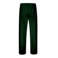 thumbnail image 4 of PIMSSY Men Casual Pants With Slant Pockets Comfortable Flat Front Trousers For Business Casual And Daily Wear Male Leisure Solid Color Slacks, 4 of 5