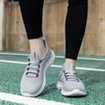 thumbnail image 6 of Rumpra Women Step-In Slip On Walking Sneakers, Hands-Free No-Bend Design, Breathable Knit Lightweight Shoes, Cushioned EVA Non-Slip Outsole for Work & Daily Wear, 6 of 7